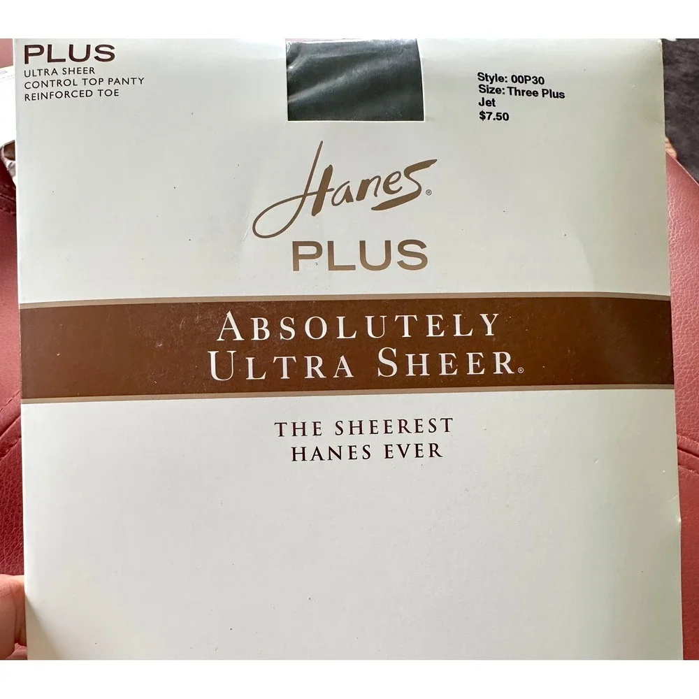 Hanes Plus Absolutely Ultra Sheer Pantyhose & Curves Sheer Socks Bundle 3X 4X